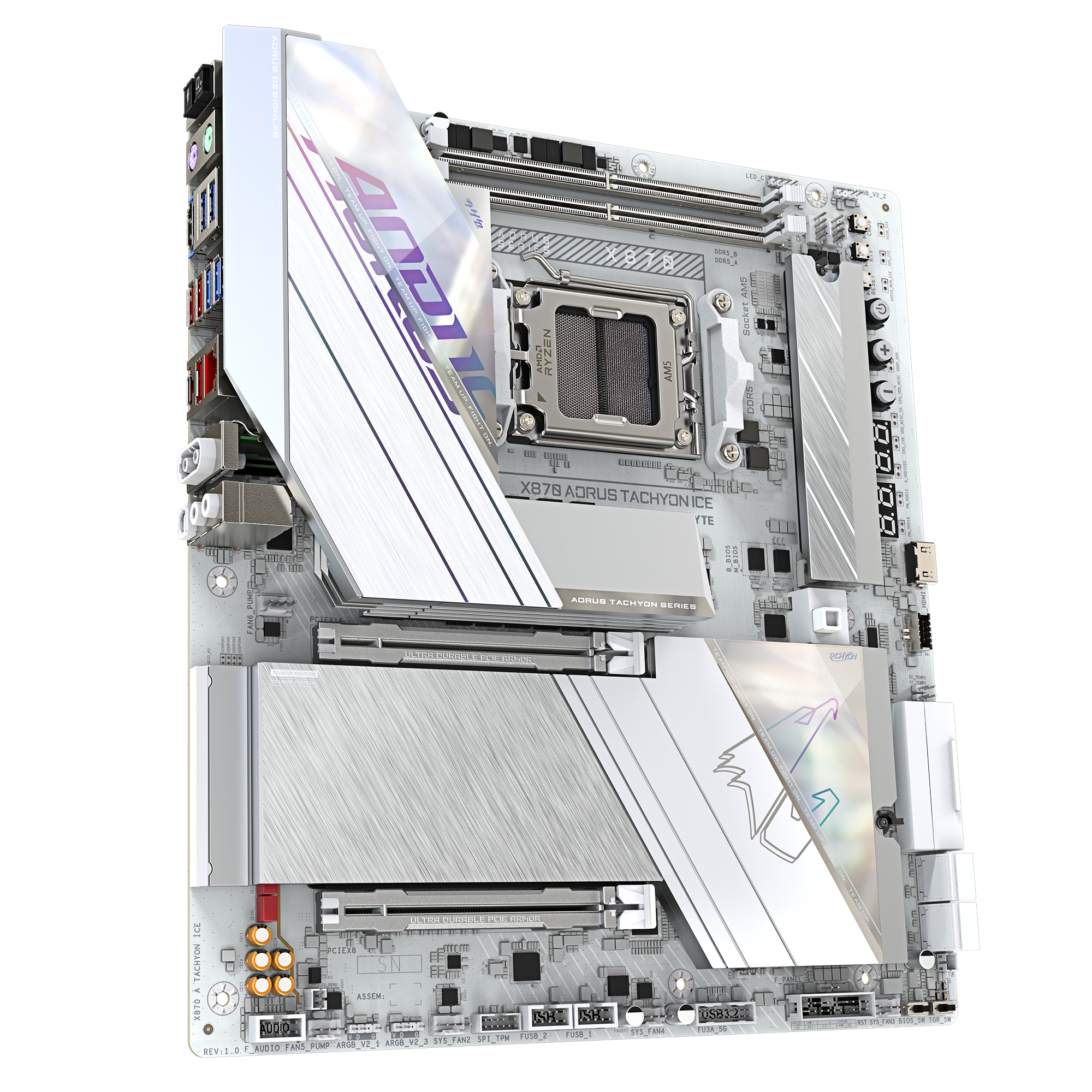 Bekijk afbeelding 3 van Gigabyte X870 AORUS Tachyon ICE (X870, AM5, ATX, DDR5)